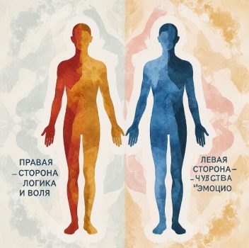 Правая и левая сторона в психосоматике